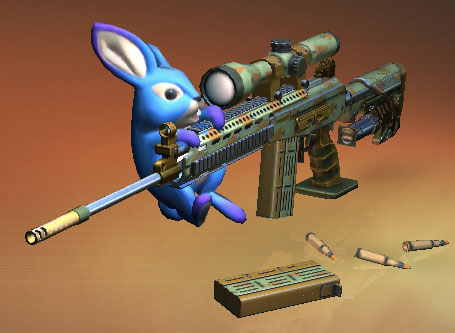 スナイパー3Dアサシン 武器、銃器 Hare Head